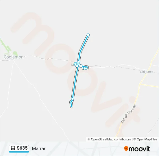 S635 Bus Line Map