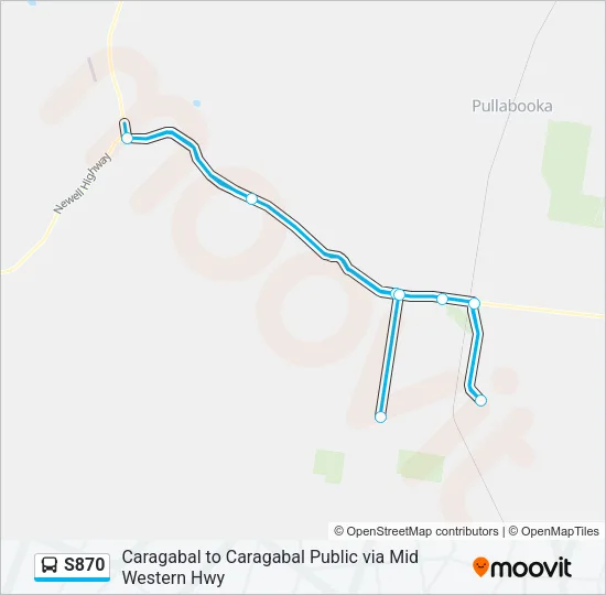 S870 Bus Line Map