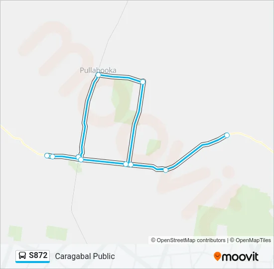 S872 Bus Line Map