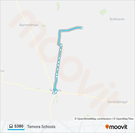 S380 Bus Line Map