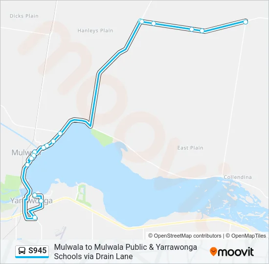 S945 Bus Line Map