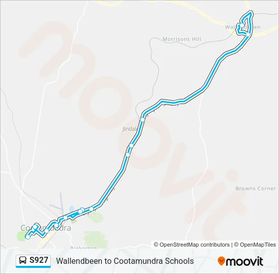 S927 Bus Line Map