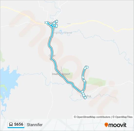 S656 Bus Line Map