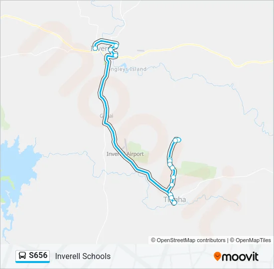 S656 Bus Line Map