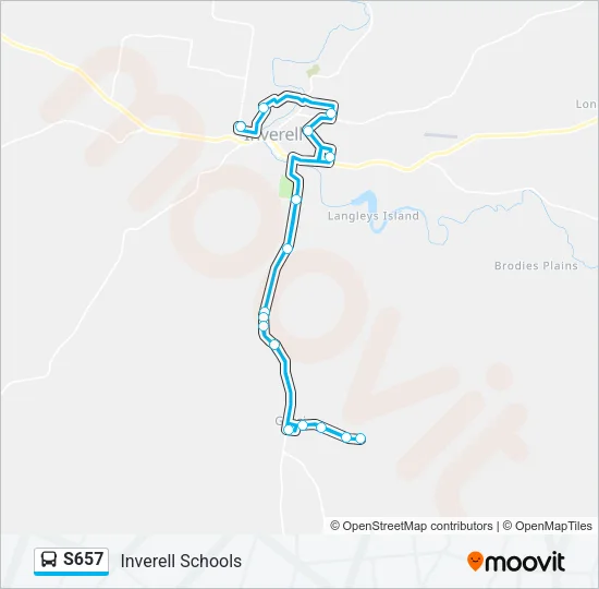S657 Bus Line Map
