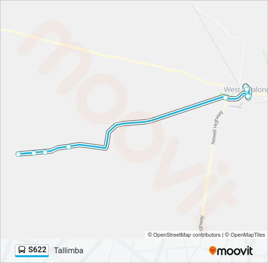 S622 Bus Line Map