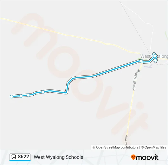 S622 Bus Line Map