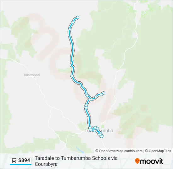 S894 Bus Line Map