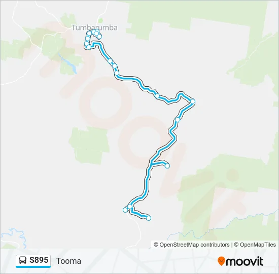 S895 Bus Line Map