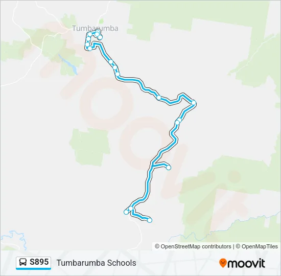 S895 Bus Line Map