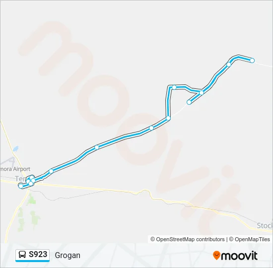 S923 Bus Line Map
