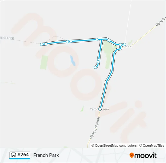 S264 Bus Line Map