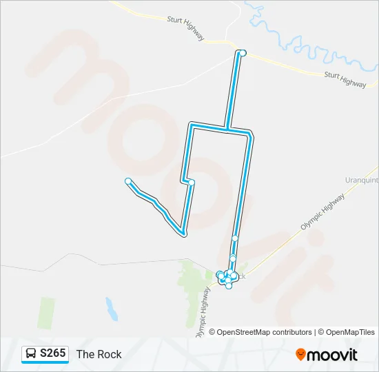 S265 Bus Line Map