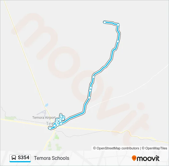 Temora Map S354 Route: Schedules, Stops & Maps - Temora Schools (Updated)