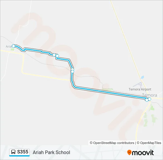 S355 Bus Line Map