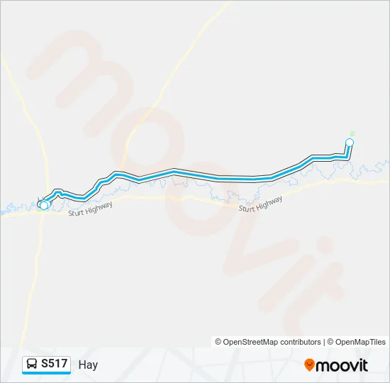 S517 Bus Line Map