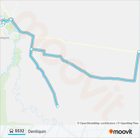 S532 Bus Line Map