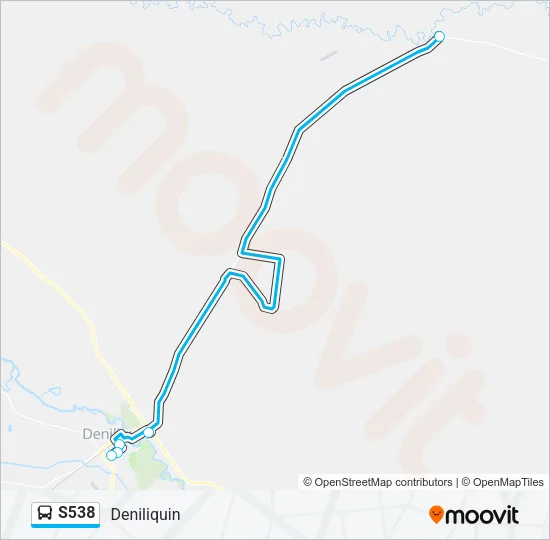 S538 Bus Line Map
