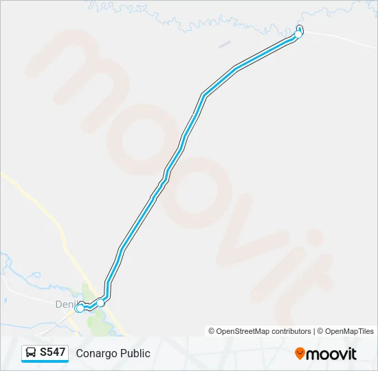S547 Bus Line Map