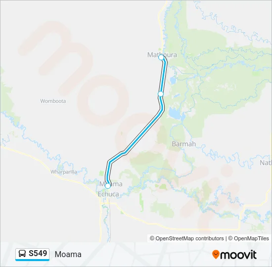 S549 Bus Line Map