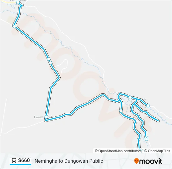 S660 Bus Line Map