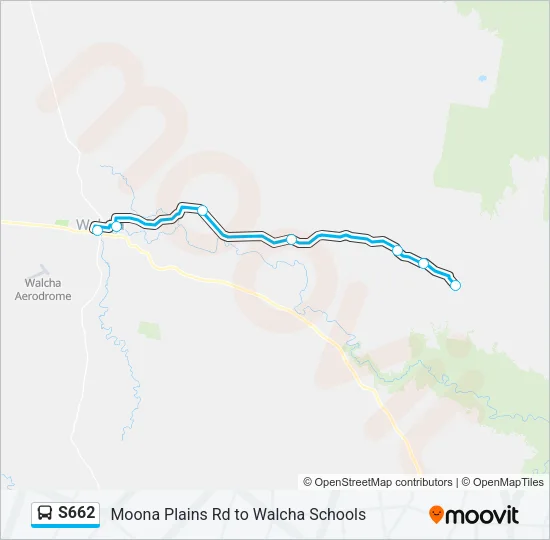 S662 Bus Line Map