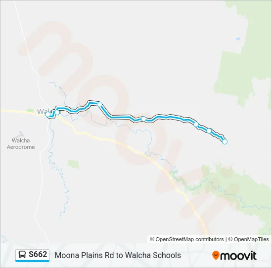 S662 Bus Line Map