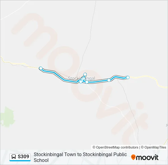 S309 Bus Line Map