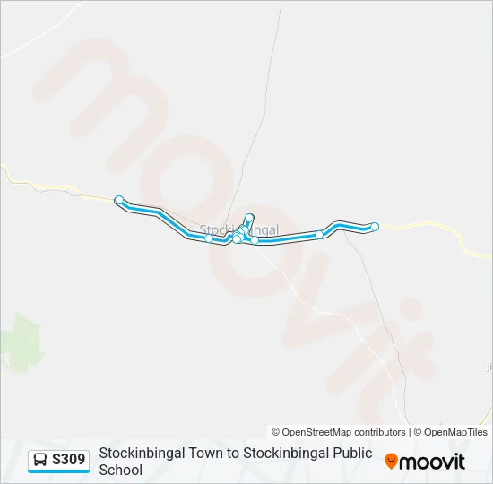 S309 Bus Line Map