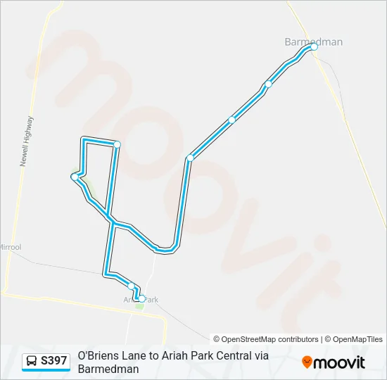 S397 Bus Line Map