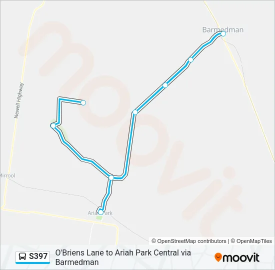 S397 Bus Line Map