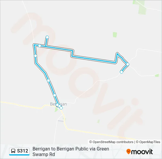 S312 Bus Line Map