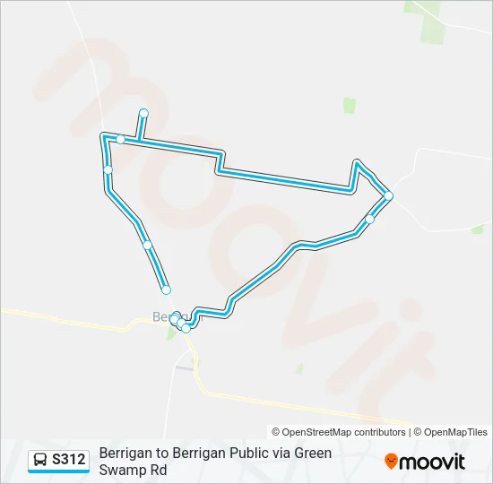 S312 Bus Line Map