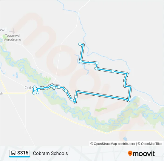 S315 Bus Line Map