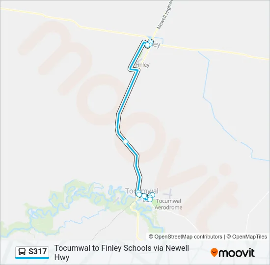 S317 Bus Line Map