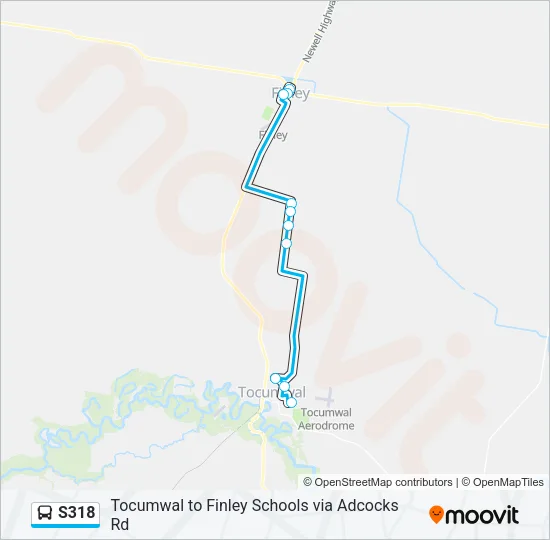 S318 Bus Line Map