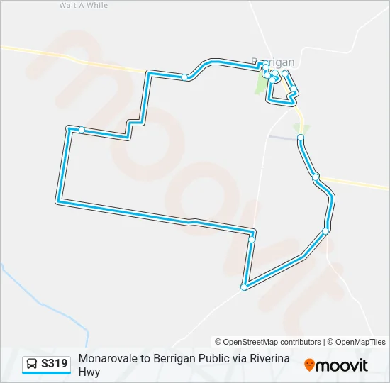 S319 Bus Line Map