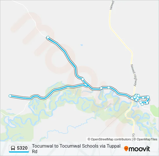 S320 Bus Line Map