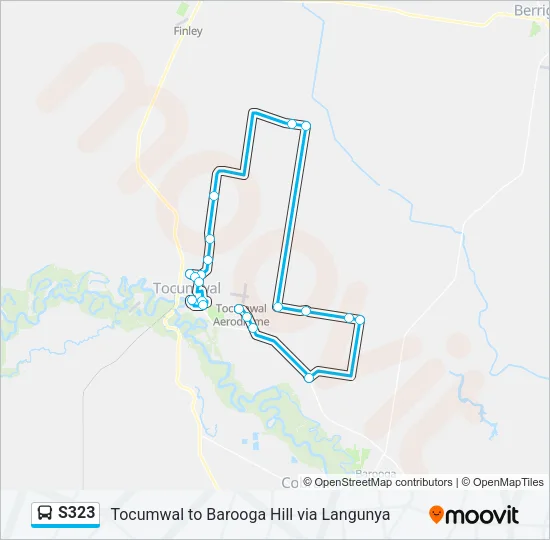 S323 Bus Line Map