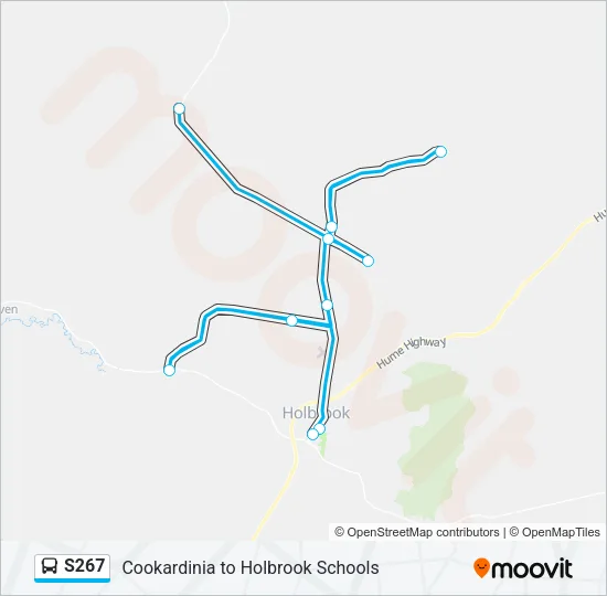 S267 Bus Line Map