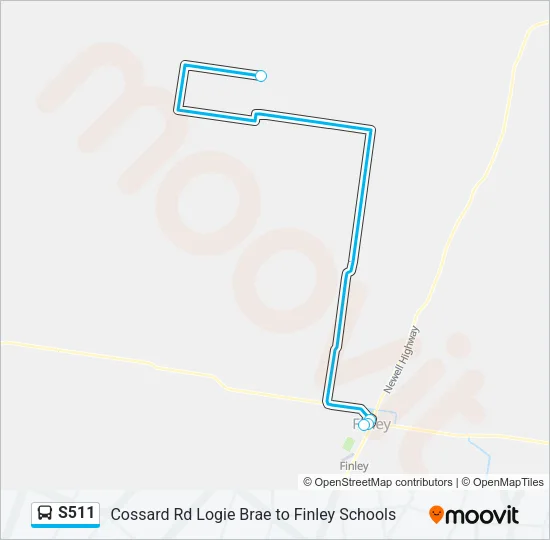 S511 Bus Line Map