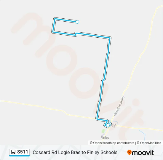 S511 Bus Line Map