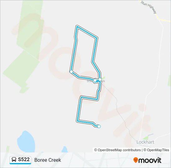 S522 Bus Line Map