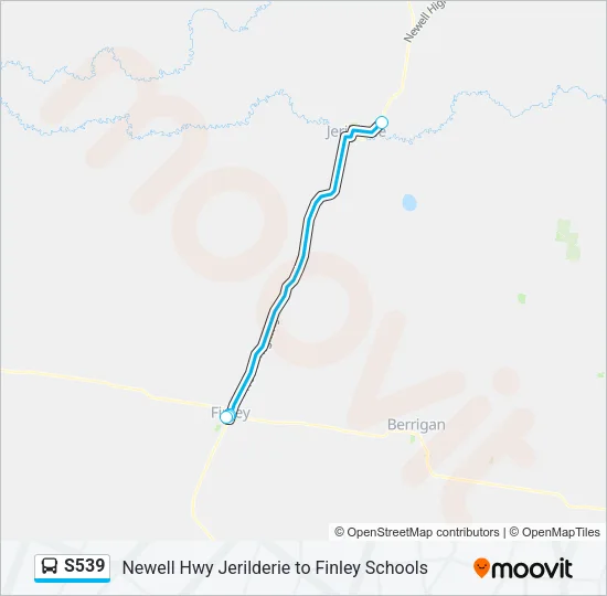 S539 Bus Line Map
