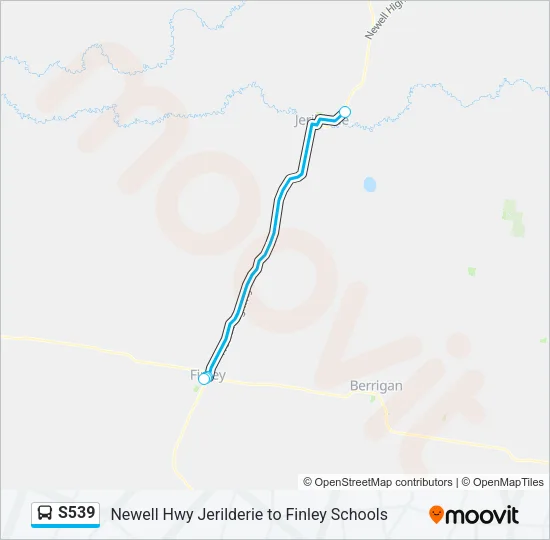 S539 Bus Line Map