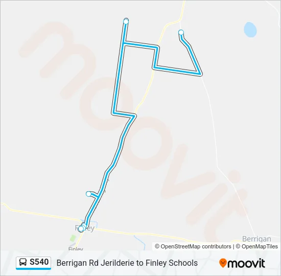 S540 Bus Line Map