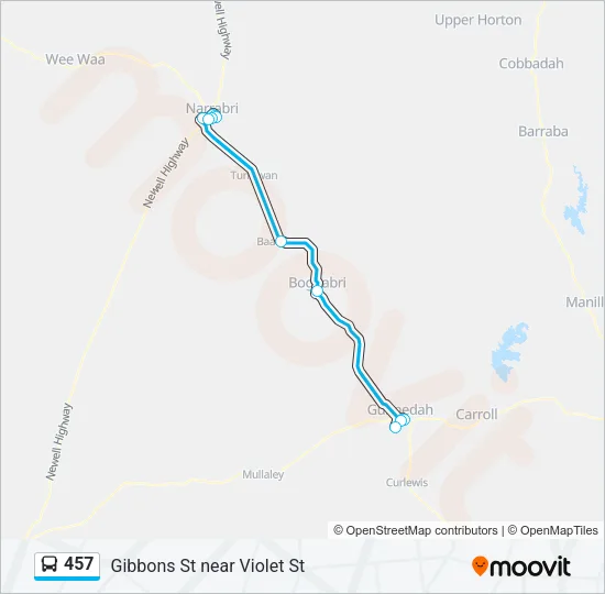 457  Line Map