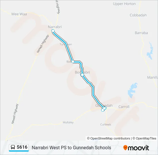 S616  Line Map