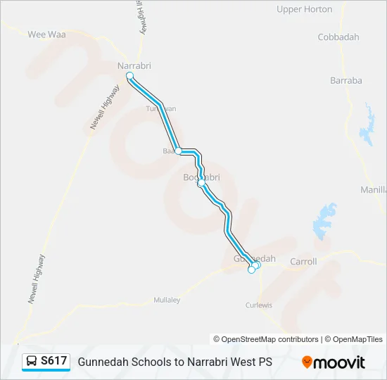 S617  Line Map