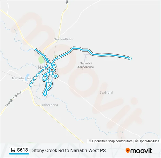S618  Line Map